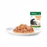 Equilibre § Instinct, пауч за кастрирана котка с с пиле, тиква и цитрусови плодове, 85 гр