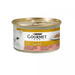 GOURMET GOLD, Хапки в Сос Пиле и Сьомга, 85g