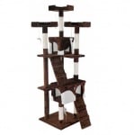 Malatec, драскало за коте, 170см, кафяво и бяло