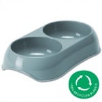 Moderna Gusto, Купичка за куче и коте, синя, 2 х 200мл