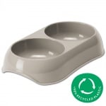 Moderna Gusto, Купичка за куче и коте, сива, 2 х 200мл