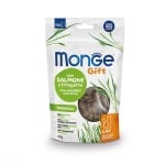 Monge Gift Filled & Crunchy Hairball, Хрупкаво лакомство с мек пълнеж за котки, срещу космените топки, 60гр