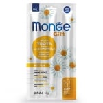 Monge Gift Soft Sticks Kitten, Лакомство за подрастващи котенца, с пъстърва и лайка, 15гр