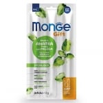Monge Gift Soft Sticks Sterilised, лакомство за кастрирани котки, с патешко, маточина и червени боровинки, 15гр