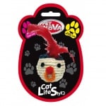 Pet Nova, играчка за коте - Глава с перо, 5см