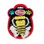 Pet Nova, играчка за куче - Пчела на въже с дръжка, 26см