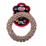 Pet Nova, играчка за куче - въжен ринг, 25см, тегло 420-490гр, многоцветен