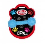 Pet Nova, играчка за куче, гира със звънец 14см, синя, с аромат на говеждо