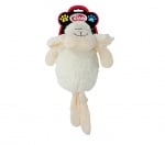 Pet Nova, плюшена играчка за куче - бяло агънце със звук, 35см