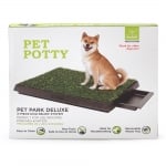 Pet Potty, Kучешка тоалетна с отделение за течности, 60 / 50 / 6 см
