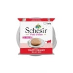 Schesir Petit Delice, Мус за котки,С риба тон и говеждо, 2x40g