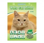 Smarty, Натурална постелка за котешка тоалетна, тофу, зелен чай, 6л, 2.8кг