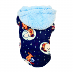 Яке за куче Снупи синьо, с качулка