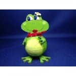 Креативен комплект Жаба с връзка, дърво, 160 mm