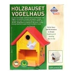Дървен комплект за сглобяване DIY, Къщичка за птици