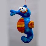 Фигура от папие маше, котка 2, 9 x 8 x 19,5 cm