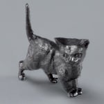 Миниатюра, котка, 27 mm, 4 броя, черна