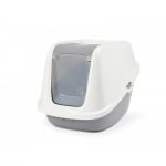 Savic Nestor Giant котешка тоалетна бяло сиво 75.5х56х55.5 см