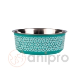 anipro Alpha Fusion метална купа зелена 13.5 см, 0.4 л