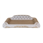 anipro Драскалка за котки, кресло бяла, 60х28х15 см