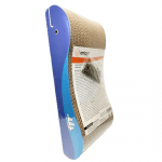 anipro Драскалка за котки синя, с десен рибка, 36х15х7 см