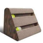 anipro Драскалка за котки, триъгълник дървен, 28х17.5х21 см