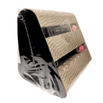 anipro Драскалка за котки, триъгълник черен, 28х17.5х21 см