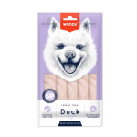 Wanpy Dog - кремообразно лакомство за кучета с патешко, 5х14 г