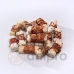 Anipro, пресовани кокали от телешка кожа обвити с патешко месо, 5 см, 1 кг