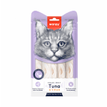 Wanpy Cat - кремообразно лакомство за котки с риба тон и раци, 5х14 г