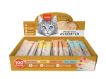 Wanpy Creamy Treat Assorted Cat - премиум кремообразно лакомство за котки микс вкусове, 100 броя х 14 г