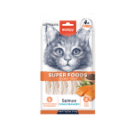 Wanpy cat Superfoods - лакомство за котки, кремообразно с вкус на сьомга и водорасли, 5х14 г