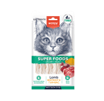 Wanpy cat Superfoods - лакомство за котки, кремообразно с вкус на агнешко и куркума, 5х14 г