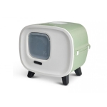 Savic Mira de luxe котешка тоалетна бяло и зелено 55.5х44х49.5 см