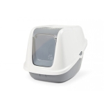 Savic Nestor Giant котешка тоалетна бяло сиво 75.5х56х55.5 см