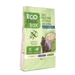 Eco Clean Box Тофу котешка тоалетна с био ензими ЗЕЛЕН ЧАЙ, 10кг / 24л
