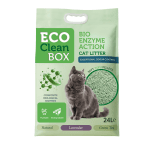 Eco Clean Box Тофу котешка тоалетна с био ензими ЗЕЛЕН ЧАЙ, 10кг / 24л