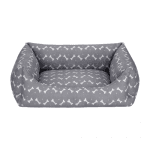 Pet Comfort легло за куче Uniform, сиво-бяло, S, 60х50 см