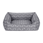 Pet Comfort легло за куче Uniform, сиво-бяло, S, 60х50 см