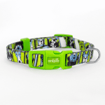 аnipro Soft Touch Dog selfie нашийник лента 10мм/20-35см със св.зелена тока