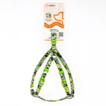 аnipro Soft Touch Dog selfie нагръдник лента 15мм/30-45см със св.зелена тока