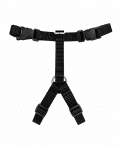 anipro нагръдник тройно регулируем черен, 10mm x 22-40 см