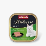 Пастет за израснали котки Von Feinsten Adult, 100гр от Animonda, Германия - различни вкусове птиче + телешко пуйка + заек
