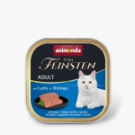 Пастет за израснали котки Von Feinsten Adult, 100гр от Animonda, Германия - различни вкусове птиче + телешко сьомга + скариди