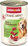 GranCarno® Adult говеждо и патешки сърца, 400 гр, (6 бр./стек)