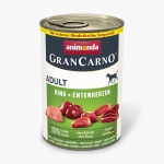 GranCarno® Adult говеждо и патешки сърца, 400 гр, (6 бр./стек)
