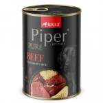 PIPER  PURE  Dog Adult храна за кучета с говеждо и кафяв ориз, 400 г