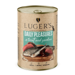 Luger`s Cat храна за котки с пъстърва и сардини, 400 г, 6 бр./стек