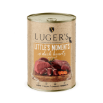 Luger`s Dog храна за дребни породи кучета с патешки сърца, 400 г, 6 бр./стек