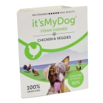 It’s My Dog Steam Cooked - консервирана храна за кучета приготвена на пара, пилешко и зеленчуци, 7х395 г